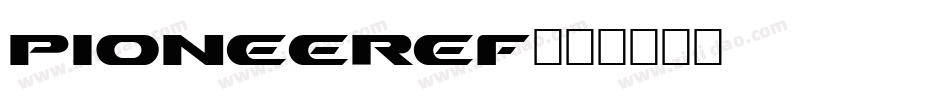 PioneerEF字体转换