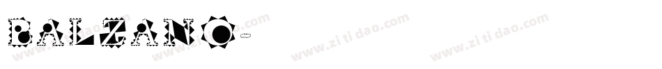 Balzano字体转换