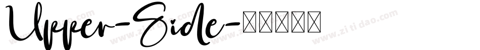 Upper-Side字体转换