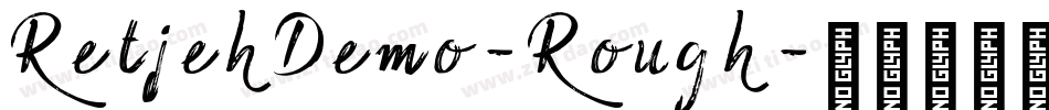 RetjehDemo-Rough字体转换