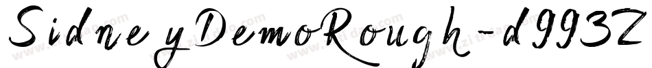 SidneyDemoRough-d993Z字体转换