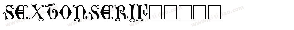 SextonSerif字体转换
