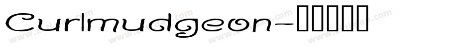 Curlmudgeon字体转换