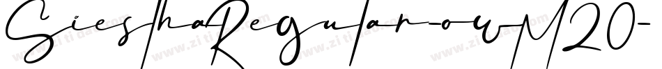 SiesthaRegular-owM20字体转换