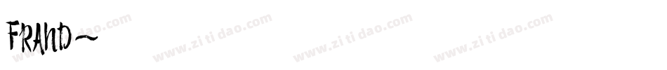 FRAND字体转换