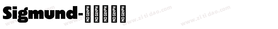 Sigmund字体转换