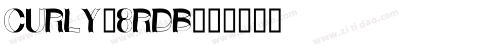 Curly-8rdB字体转换