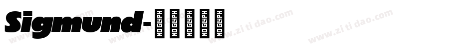 Sigmund字体转换