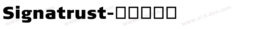 Signatrust字体转换