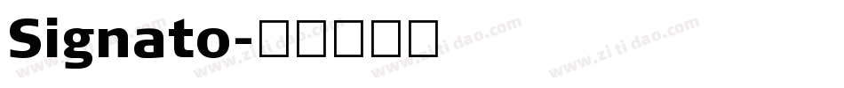 Signato字体转换