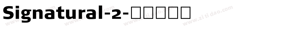 Signatural-2字体转换