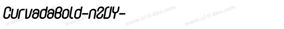 CurvadaBold-nZVY字体转换