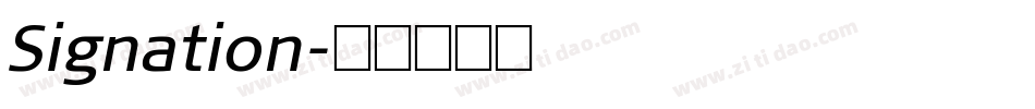 Signation字体转换