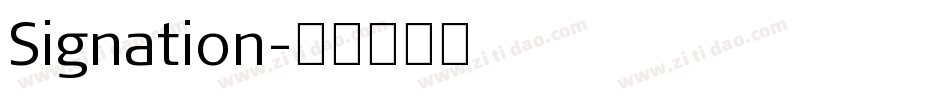 Signation字体转换