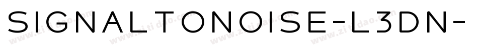 SignalToNoise-L3dn字体转换