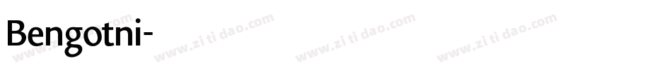 Bengotni字体转换