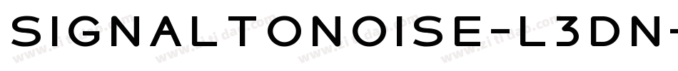 SignalToNoise-L3dn字体转换