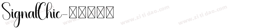 SignalChic字体转换