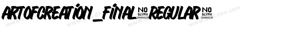 ArtOfCreation_Final-Regular字体转换