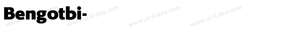 Bengotbi字体转换