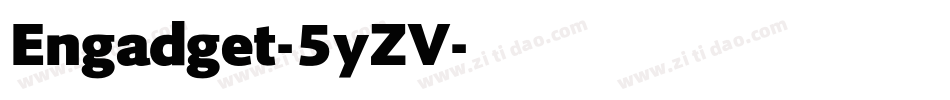 Engadget-5yZV字体转换