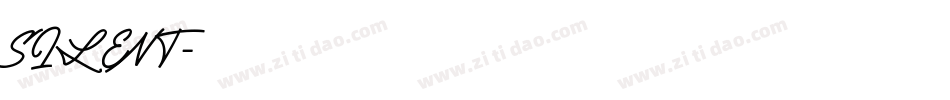 SILENT字体转换
