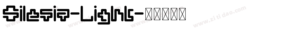 Silesia-Light字体转换