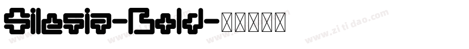 Silesia-Bold字体转换