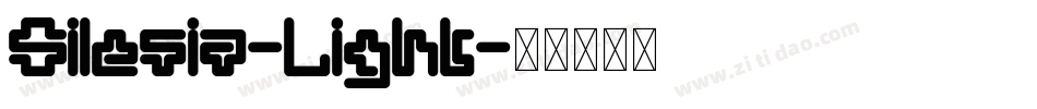 Silesia-Light字体转换