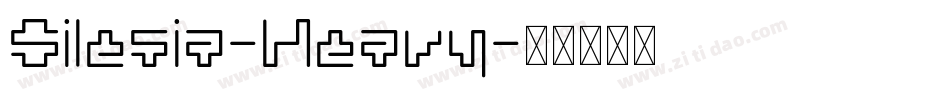 Silesia-Heavy字体转换
