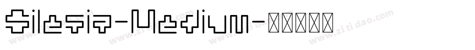 Silesia-Medium字体转换