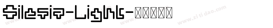 Silesia-Light字体转换