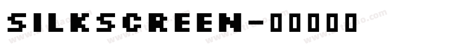 Silkscreen字体转换