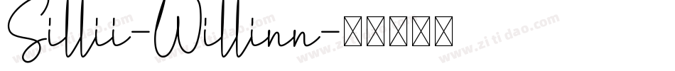 Sillii-Willinn字体转换