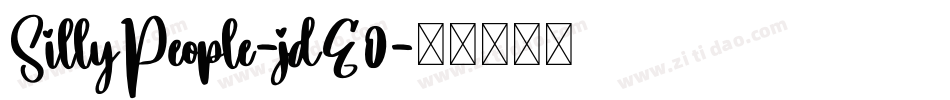 SillyPeople-jdE0字体转换