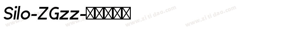Silo-ZGzz字体转换