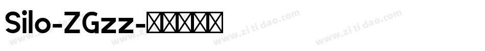 Silo-ZGzz字体转换