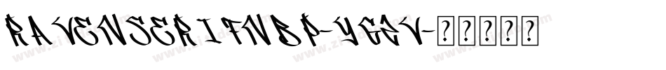 RavenSerifNbp-yGzV字体转换