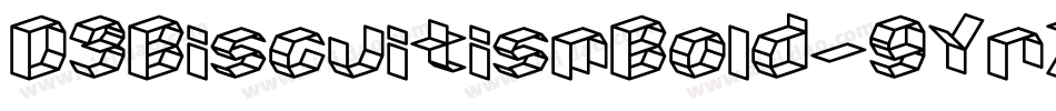 D3BiscuitismBold-9YnZ字体转换