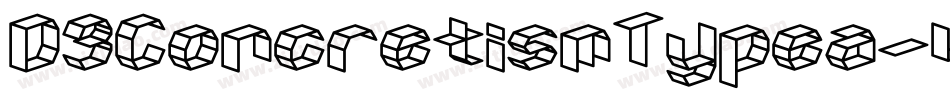D3ConcretismTypea-4Bz6字体转换