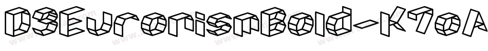D3EuronismBold-K7oA字体转换
