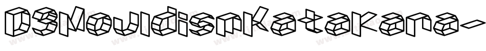D3MouldismKatakana-nRWR字体转换