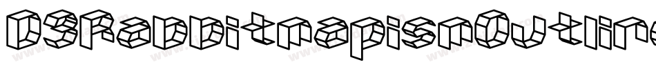 D3RabbitmapismOutline-8Mn2字体转换