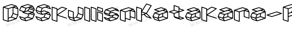 D3SkullismKatakana-PKax字体转换