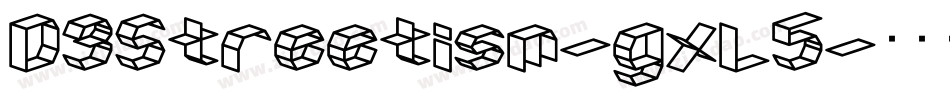 D3Streetism-gxL5字体转换