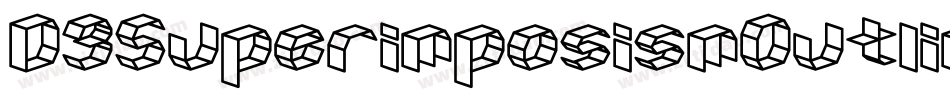 D3SuperimposismOutline-nR01字体转换