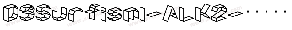 D3SurfismI-ALK2字体转换