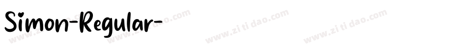 Simon-Regular字体转换