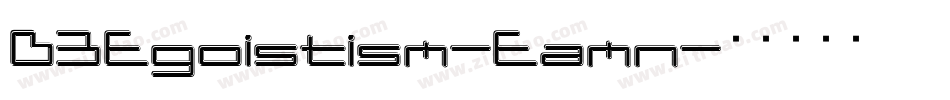D3Egoistism-Eamn字体转换