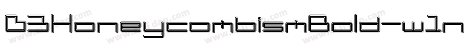 D3HoneycombismBold-w1nP字体转换